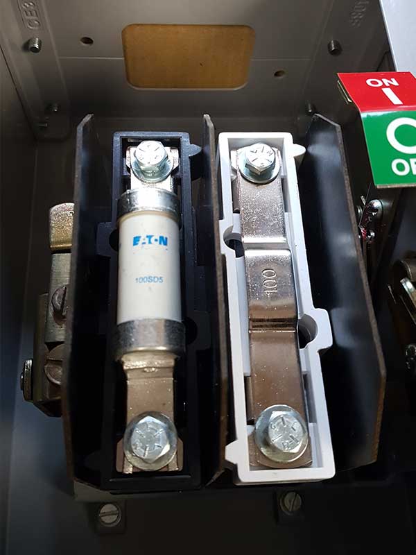 Circuit breaker and consumer unit installation, Hythe