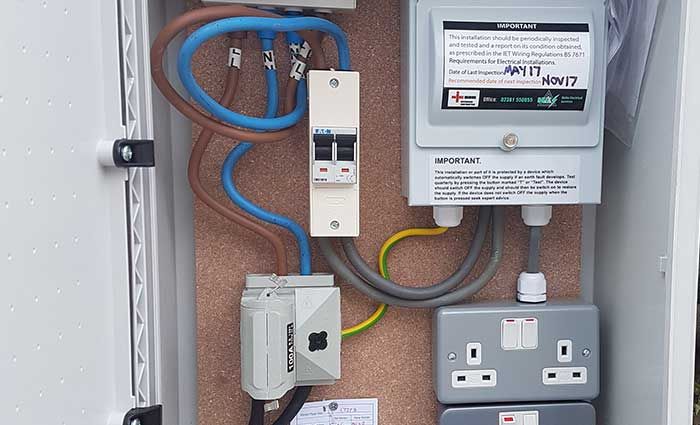 New electrical installations
